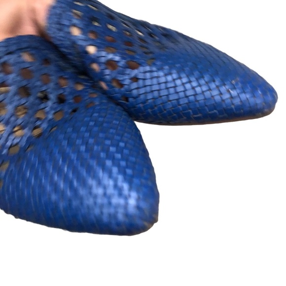 SAM ELDMAN Blue netted mules - Picture 5 of 15